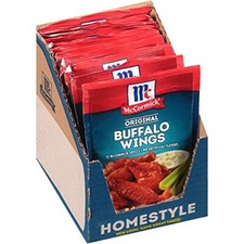 McCormick Original Buffalo Wings Seasoning Mix - Pack of 12, 1.6 oz Each NEW picture