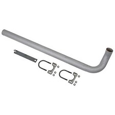 FOE-20 Vertical Exhaust Pipe w/ Clamp Fits Ford New Holland Tractor 801 901 picture