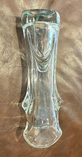 Clear Glass Vase for Home Decor  antique/vintage mid-century lightly used picture