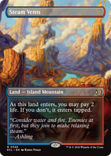 x1 Steam Vents // Steam Vents ECL Lorwyn Eclipsed MTG 348 M/NM 1x picture