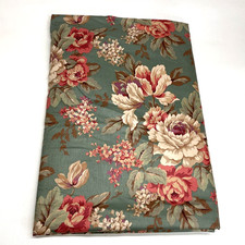 VTG Waverly Schumacher Fabric Old Mill Inn Green Floral Cottage USA 55