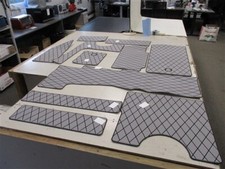 SEA RAY SLW 230 NON SKID COCKPIT FLOOR MAT SET OF (11) 25582-80066 GREY BOAT picture