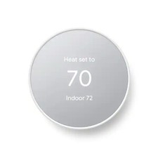 Google Nest Wi-Fi Smart Thermostat - Snow GA01334 BRAND NEW picture