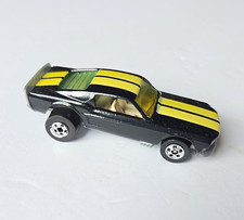 Hot Wheels Vintage 1974 Ford Mustang Stocker 1:64  Black Yellow Stripes LOOSE picture