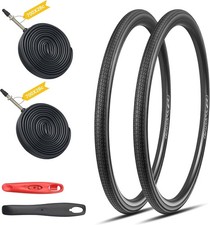 2-Pack 700x28/32/35c Road Bike Tire Set, Foldable Tires with Presta 700x35c Set picture