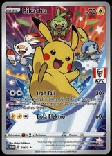 Pikachu 016/S-P Promo KFC Indonesian Pokemon Card MP+ picture