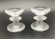 Pair of Iittala Finland Festivo 1 Ring Candlestick Holders Timo Sarpaneva picture