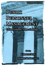 Public Personnel Management: - Paperback, by Ban Carolyn; Riccucci - Very Good picture