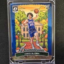 Jared McCain #28 2024-25 Panini Donruss Optic DOWNTOWN SSP rookie  picture