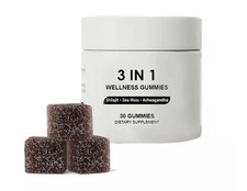 cured 3 in 1 wellness gummies shilajit 30 gummies picture