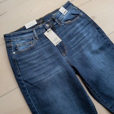 NEW Judy Blue Dusklight Dreamer Straight Jeans Womens 13/31 Blue Denim Stretch picture