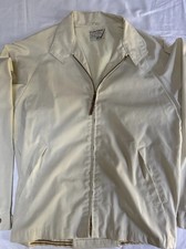 Puritan Vintage Long Sleeve Flite Jacket. Men’s Size Small. Beige. Mesh Lined picture