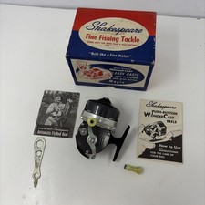 Vintage 1961 Shakespeare WonderCast 1775 Reel Box Manual Paperwork Wrench USA picture