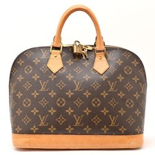 LOUIS VUITTON Alma PM M51130 Monogram Canvas Hand bag Brown Vintage Japan Good picture