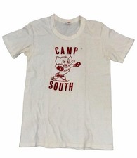 Hanes Vintage Camp South Elephant Graphic T-Shirt Item 0470 picture