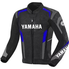 Yamaha Men's Motorbike Leather Jacket Motorcycle Bikers Racing Sports Jackets CE picture