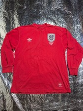ENGLAND 1966 World Cup UMBRO Football SHIRT (Extra Large XL) Long Sleeved ADULT picture