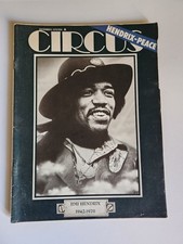 Vintage 1970 Circus Magazine Death Of Jimi Hendrix 1942-1970 Memorial Issue VG picture