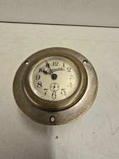 Antique Ansonia Key Wind Brass Era C1915 Oldsmobile Dash Clock - RUNS picture