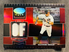 2004 Leaf Certified Cuts #23 Jay Gibbons Game Used Worn Jersey Relic /100 Rare picture