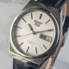 Working SEIKO 5 Automatic 70s Vintage Silver Dial picture