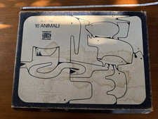 Enzo Mari Danese Milano 16 Animali Puzzle 1972 In Original Box picture