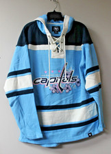 New NHL Washington Capitals Cherry Blossom Lacer mid weight cotton hoodie men L picture