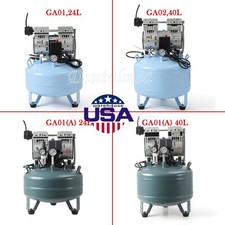 40L/24L Portable Dental Air Compressor Medical Oil Free Silent Air Tank 4 Types picture