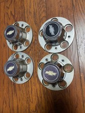Chevy 1974-1987 Vintage Rally Wheel 5 Lug Center Cap 14018279-14018280 Set of 4. picture