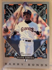 1994 Donruss THE ELITE SERIES #44 Barry Bonds Giants RARE ICONIC INSERT /10000 picture