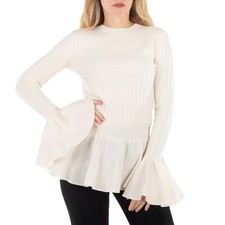 JW Anderson Contrast Woven Hem Knit Top picture