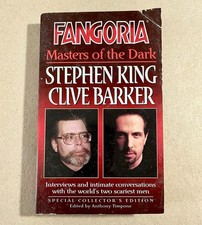 Fangoria Masters of the Dark Stephen King & Clive Barker 1997 Harper PB 1ST PRT picture