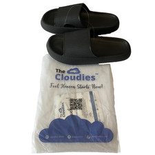 The Cloudies Slide Slip On Shoes Unisex Adult Size W8.5–9.5 M7–8 Black picture
