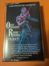 VTG Ozzy Osbourne Randy Rhoads Tribute Cassette Tape 1987 Live 1 Cassette Tape  picture