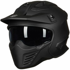 ILM Open Face 3/4 Motorcycle Half Helmet for Moped ATV UTV Cruiser Scooter DOT picture