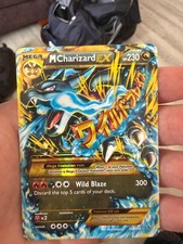 Pokémon Mega-Charizard-EX TCG Flashfire Holo Card 108/106 Secret Rare MP picture