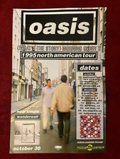 OASIS Poster WHAT’S THE STORY MORNING GLORY 1995 US TOUR Custom Design 11x17” picture