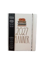2027 Planner Rae Dunn  Planners 17 Months Aug 2026- Dec 2027 Ivory 9x7” Soft picture