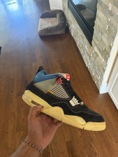 Size 10.5 - Jordan 4 Retro x Union LA Off Noir picture