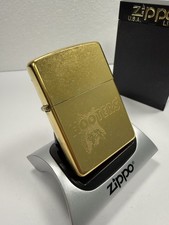 GENUINE Zippo Lighter HOOTERS GIRLS OWL Street Brass 2002 NEW IN BOX picture