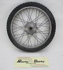 Vintage Rickman Enduro Trials Front Drum Brake Wheel w/ Tire 18 X 1.5 picture