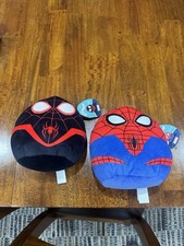 NWT Marvel Spider-Man Squishmallow Plush Lot - Classic & Miles Morales Set picture