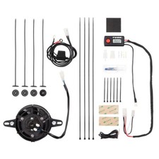 Tusk Digital Radiator Fan Kit Universal Compatible with Dirt Bike & Motorcycles picture
