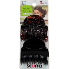 6 Pack Scunci No Slip Grip Hair Clips, 2 Ct picture
