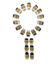 *Pk of 20* SMC 3/8 MPT to 3/8 NT PTC Straight CONN - P/N SMC KV2H11 36S picture