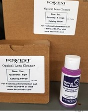 Box of 6 Bottles FoxWest Optical Lens Cleaner 2oz 1100 Microscope Glass Cleaner picture
