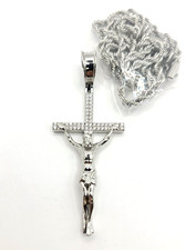 Helloice Iced Jesus On Cross Pendant Necklace picture