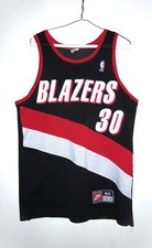 Authentic Nike Portland Trail Blazers Rasheed Wallace Black Jersey 44 Large L picture
