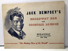 Jack Dempsey's Broadway Bar, Cocktail Lounge c1950s - Souvenir Photo -7up Bottle picture