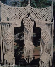 Macrame wall hangings. Vintage patterns, ALASKAN BEAUTY, lots more - see pics picture
